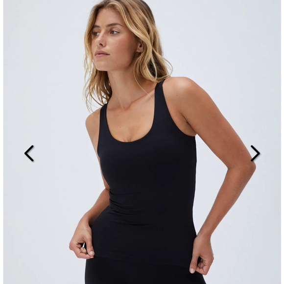 NWT ADANOLA Ultimate Longline Tank Top - Black Size M - Picture 2 of 5